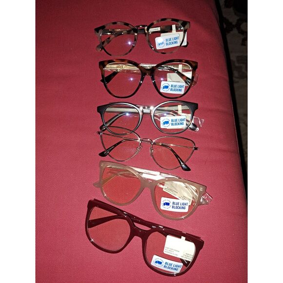 LOT #3 Blue Light Blocking eyewear for computer-tv-gaming protection inc 6 pairs - Picture 7 of 9